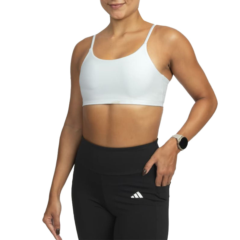 Adidas Top JW4432 F ESSENTIALS SUP LEVE White Poliamida -6-